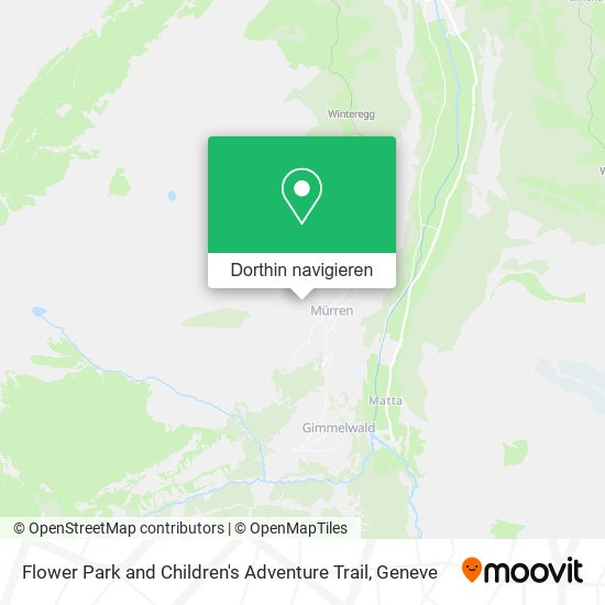 Flower Park and Children's Adventure Trail Karte
