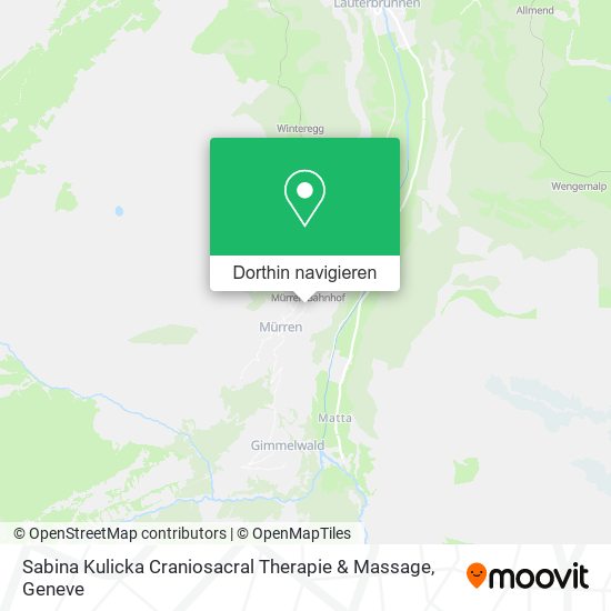 Sabina Kulicka Craniosacral Therapie & Massage Karte