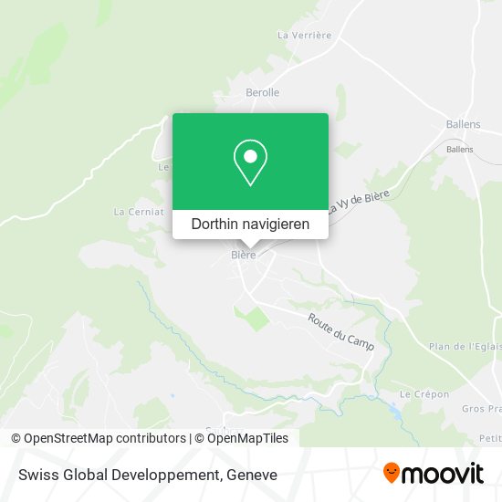 Swiss Global Developpement Karte