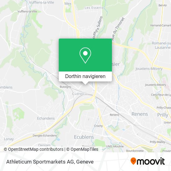 Athleticum Sportmarkets AG Karte