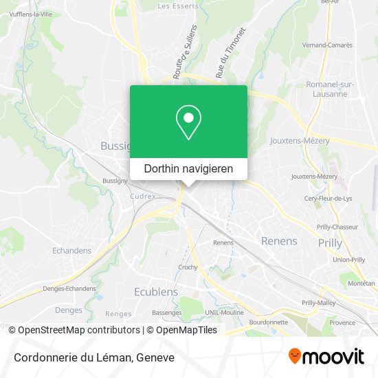 Cordonnerie du Léman Karte