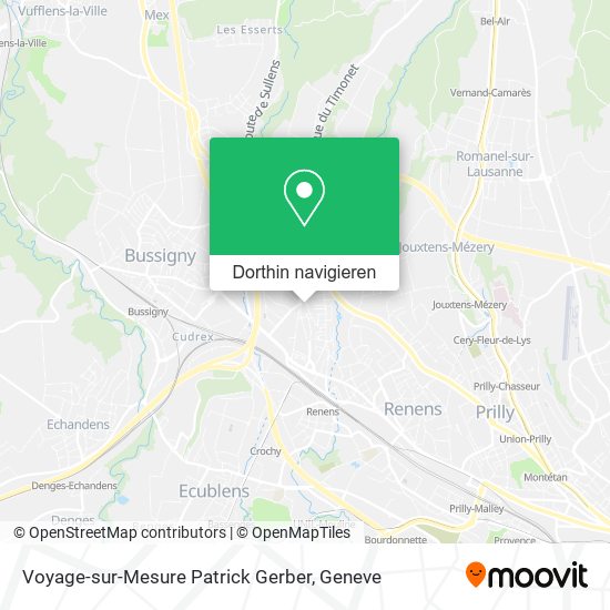 Voyage-sur-Mesure Patrick Gerber Karte