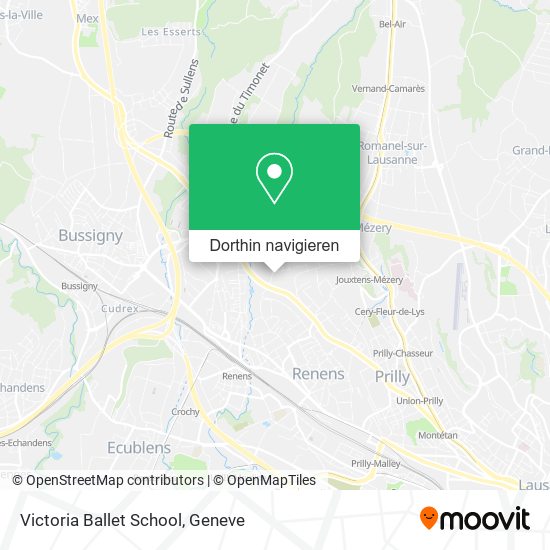 Victoria Ballet School Karte