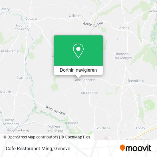 Café Restaurant Ming Karte