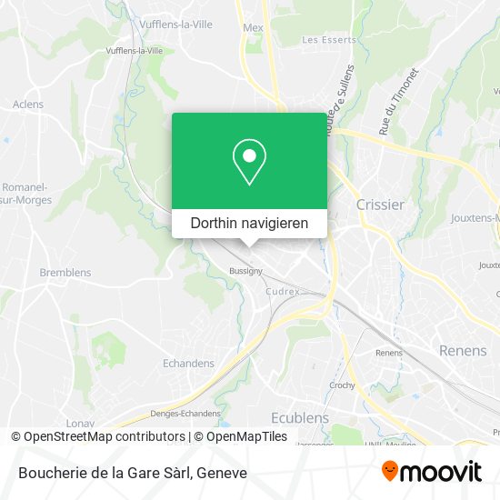 Boucherie de la Gare Sàrl Karte