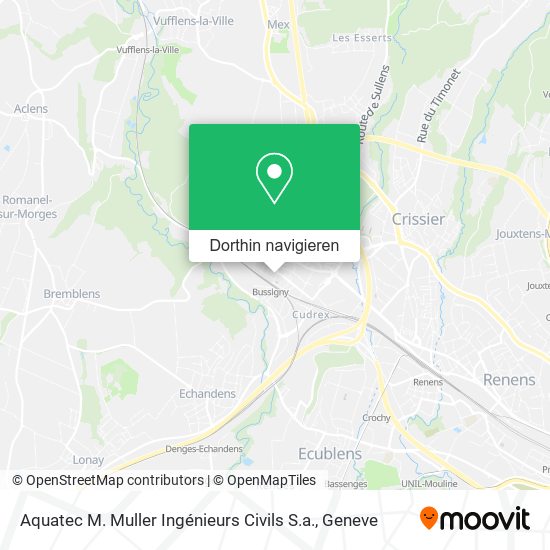 Aquatec M. Muller Ingénieurs Civils S.a. Karte