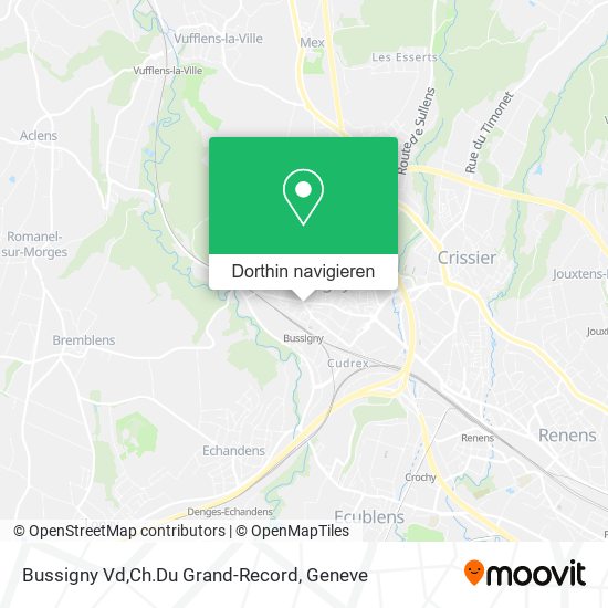 Bussigny Vd,Ch.Du Grand-Record Karte