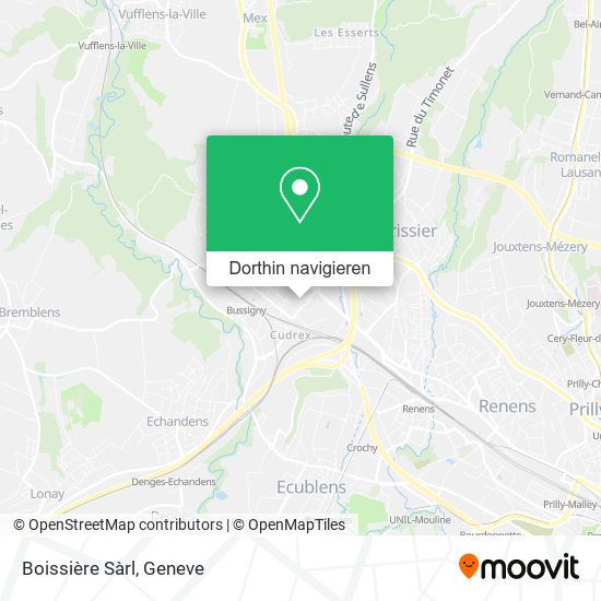 Boissière Sàrl Karte
