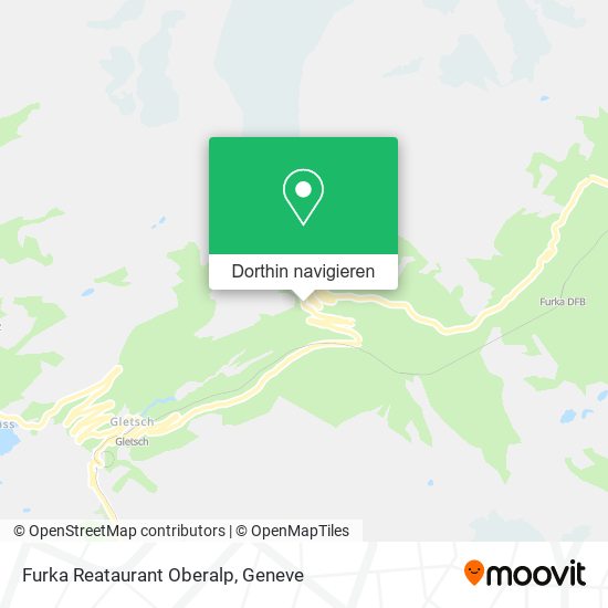 Furka Reataurant Oberalp Karte