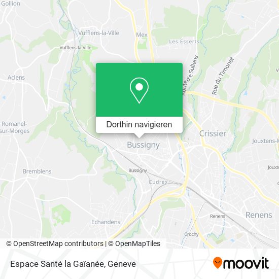 Espace Santé la Gaïanée Karte