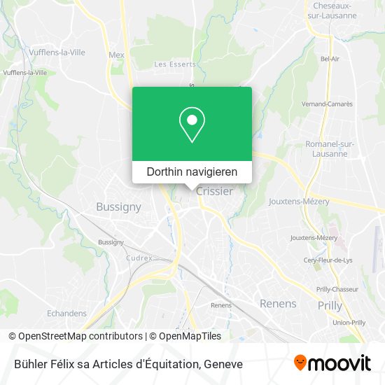 Bühler Félix sa Articles d'Équitation Karte