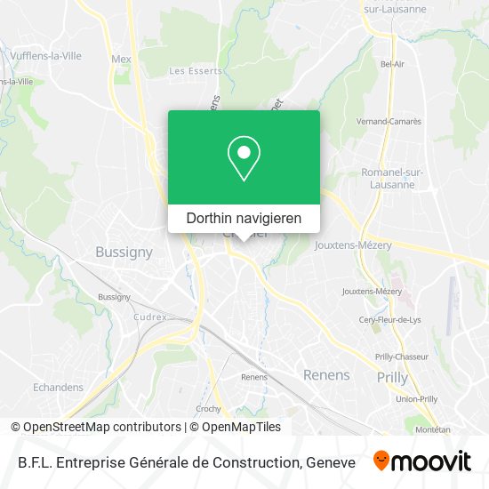 B.F.L. Entreprise Générale de Construction Karte