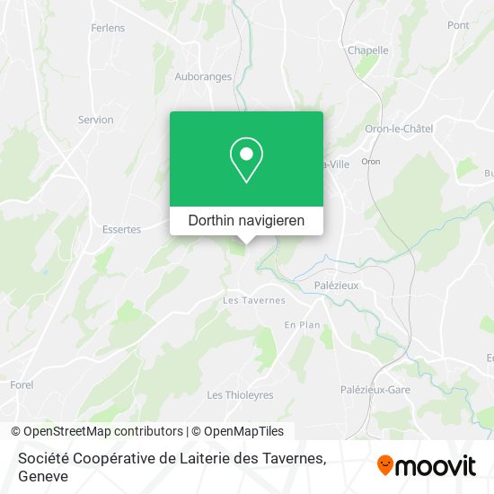 Société Coopérative de Laiterie des Tavernes Karte