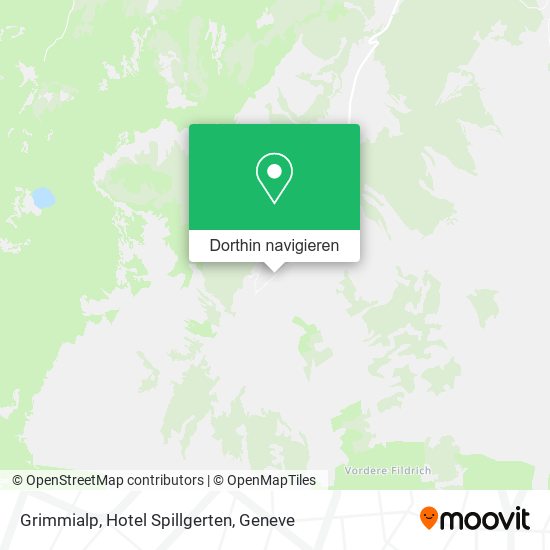 Grimmialp, Hotel Spillgerten Karte
