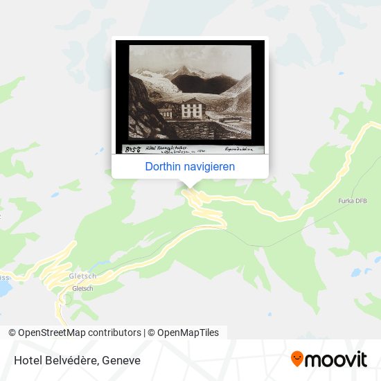 Hotel Belvédère Karte