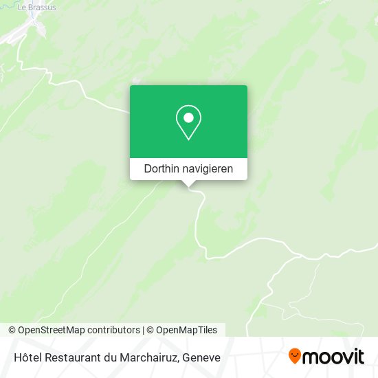 Hôtel Restaurant du Marchairuz Karte