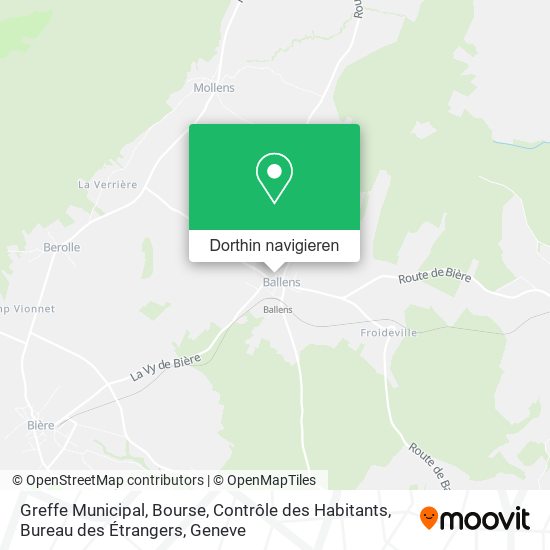 Greffe Municipal, Bourse, Contrôle des Habitants, Bureau des Étrangers Karte