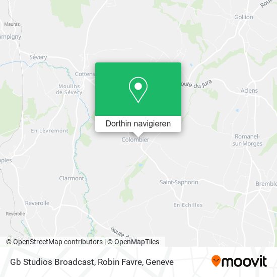 Gb Studios Broadcast, Robin Favre Karte
