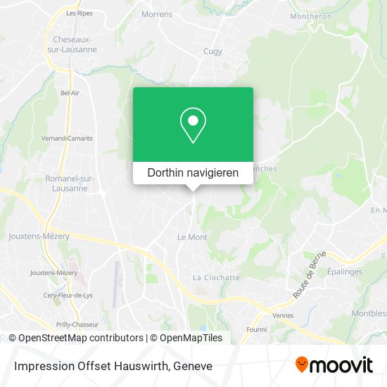 Impression Offset Hauswirth Karte