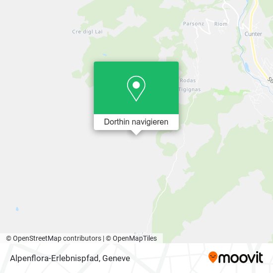 Alpenflora-Erlebnispfad Karte