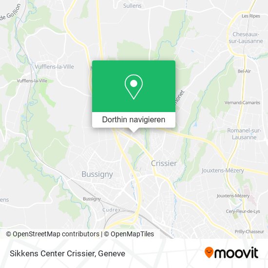 Sikkens Center Crissier Karte