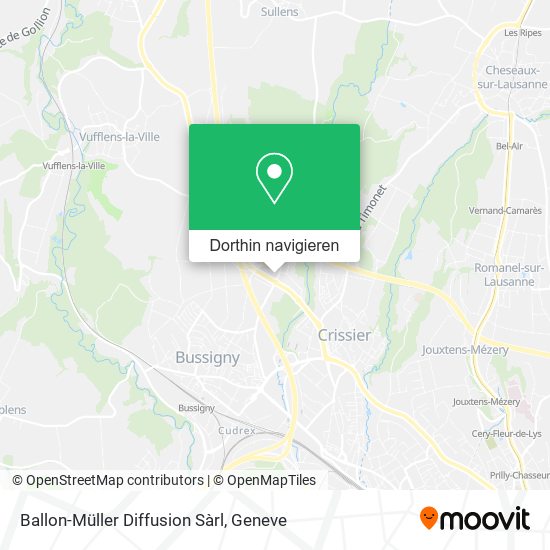 Ballon-Müller Diffusion Sàrl Karte