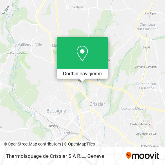 Thermolaquage de Crissier S.À R.L. Karte