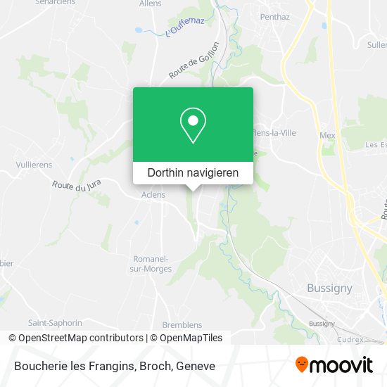 Boucherie les Frangins, Broch Karte