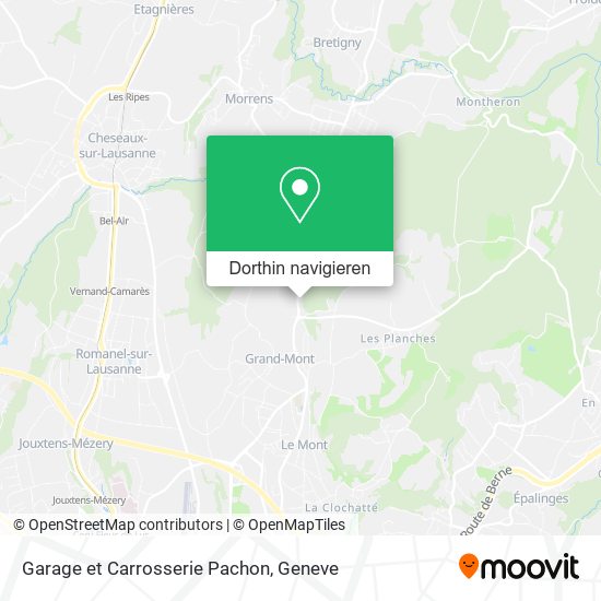 Garage et Carrosserie Pachon Karte