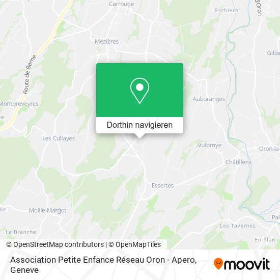Association Petite Enfance Réseau Oron - Apero Karte