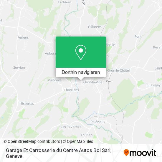 Garage Et Carrosserie du Centre Autos Boi Sàrl Karte