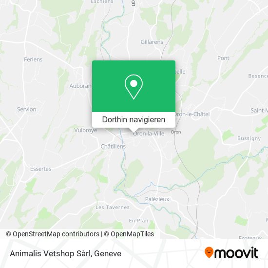 Animalis Vetshop Sàrl Karte