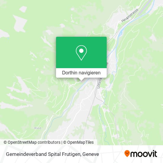 Gemeindeverband Spital Frutigen Karte