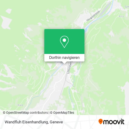 Wandfluh Eisenhandlung Karte