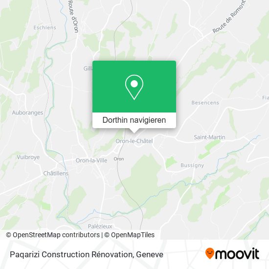 Paqarizi Construction Rénovation Karte