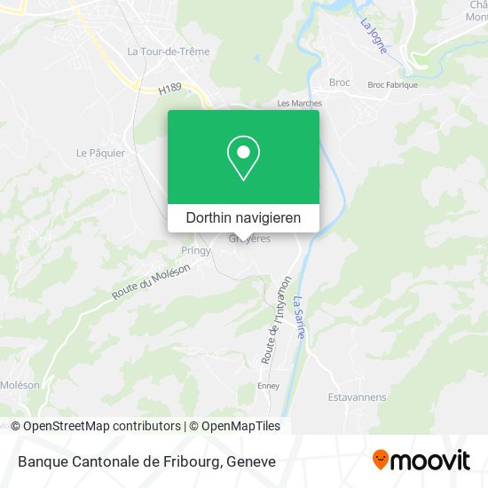 Banque Cantonale de Fribourg Karte