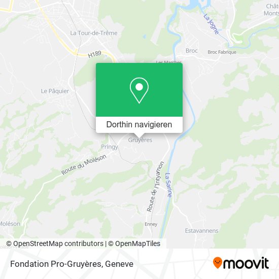 Fondation Pro-Gruyères Karte