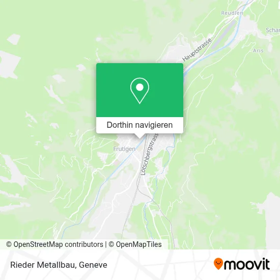 Rieder Metallbau Karte