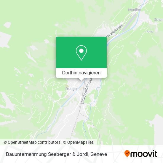 Bauunternehmung Seeberger & Jordi Karte