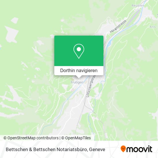 Bettschen & Bettschen Notariatsbüro Karte