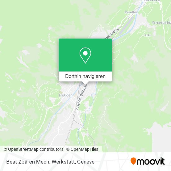 Beat Zbären Mech. Werkstatt Karte