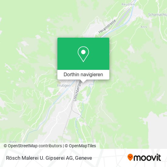 Rösch Malerei U. Gipserei AG Karte