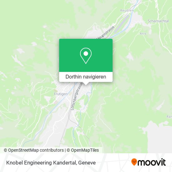 Knobel Engineering Kandertal Karte