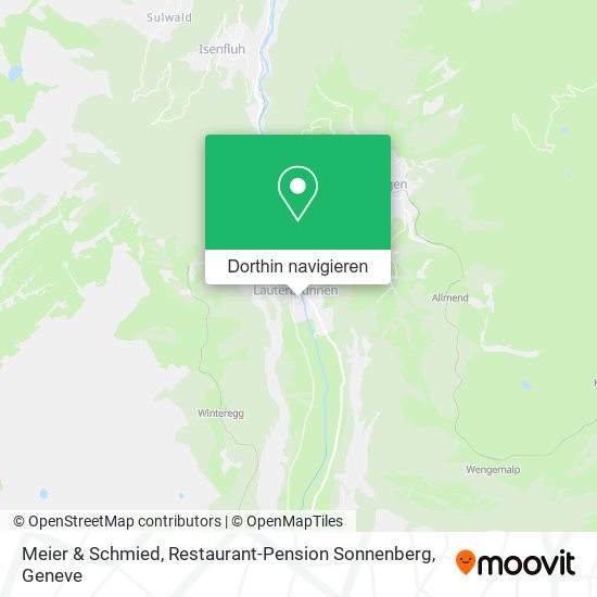 Meier & Schmied, Restaurant-Pension Sonnenberg Karte