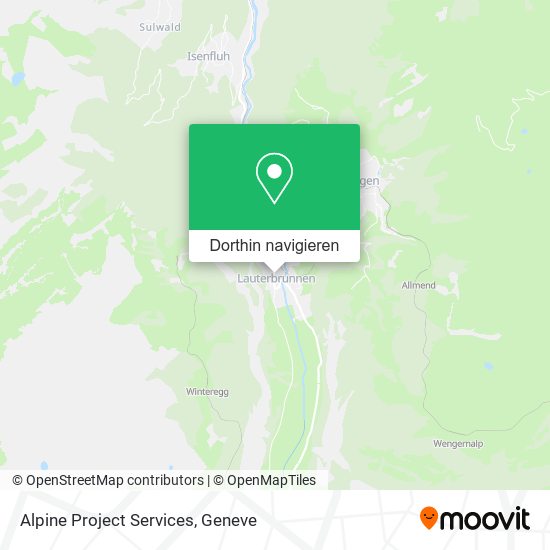 Alpine Project Services Karte