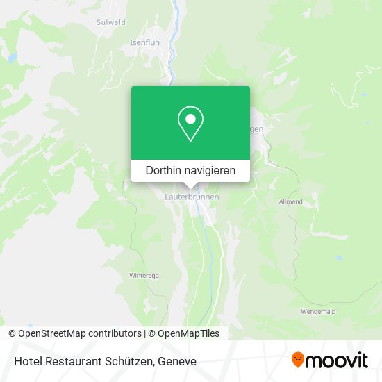 Hotel Restaurant Schützen Karte