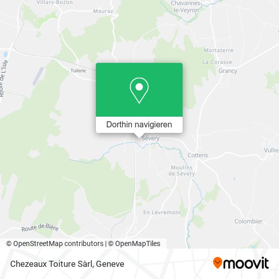 Chezeaux Toiture Sàrl Karte