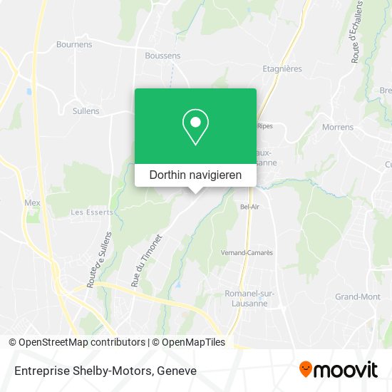 Entreprise Shelby-Motors Karte
