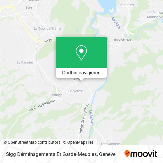 Sigg Déménagements Et Garde-Meubles Karte