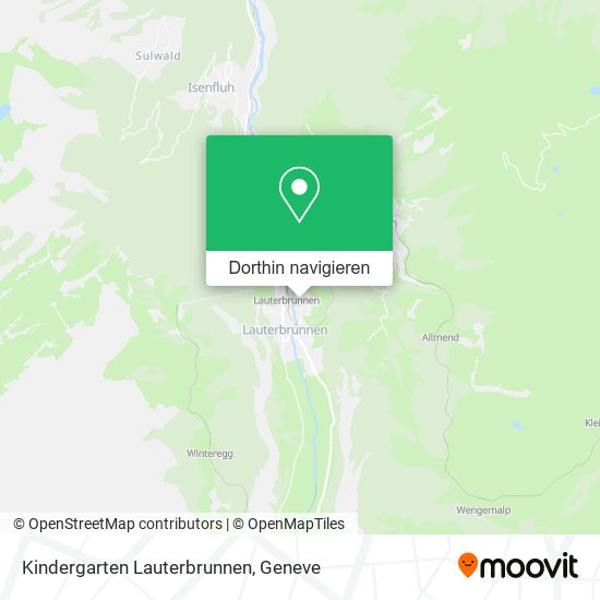 Kindergarten Lauterbrunnen Karte